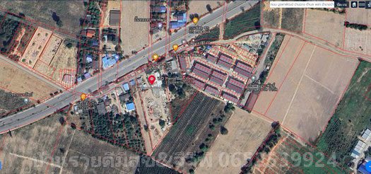 ขายที่ดินถนนบูรพาพัฒน์บ้านฉางระยอง 6ไร่2งาน80ตรว. ขายไร่ละ6ล้านบาท ผังสีเหลือง บ้านฉาง จ.ระยอง