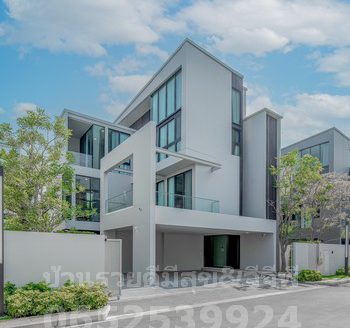 ให้เช่าบ้านเดี่ยวหรู3ชั้นพร้อมลิฟท์ส่วนตัว โครงการบ้านVive2 ถนนกรุงเทพกรีฑา แขวงทับช้าง เขตสะพานสูง กรุงเทพมหานคร