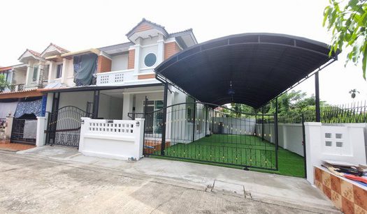 ขายททาวน์เฮาส์ 2ชั้นหลังริม เนื้อที่46ตารางวา บ้านรื่นฤดี ถนนหทัยราษฏร์25 แขวงมีนบุรี เขตมีนบุรี กรุงเทพมหานคร 10510