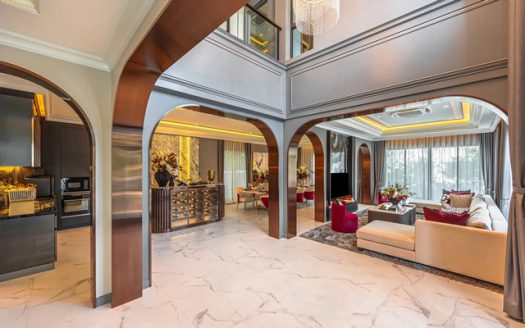 Luxury House For Sale บ้านหรู 2 ชั้น บางกอก บูเลอวาร์ด ซิกเนเจอร์ บางแค (Bangkok Boulevard Signature Bangkhae) ซอยกาญจนาภิเษก5 แขวงหลักสอง เขตบางแค กรุงเทพมหานคร 10160