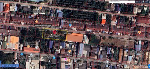 ขายที่ดินเปล่าถนนหทัยราษฏร์ เนื้อที่ 1 ไร่ ขายราคารวม 11,000,000 บาท ตำบลลาดสวาย อำเภอลำลูกกา ปทุมธานี