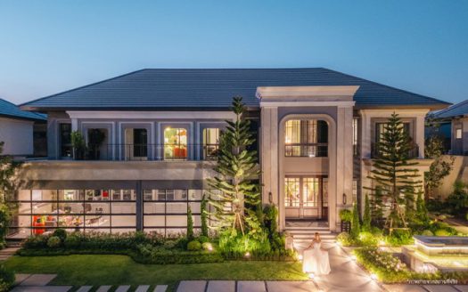 Luxury House For Sale Grand Bangkok Boulevard คฤหาสน์หรู 2 ชั้น แจ้งวัฒนะ-ราชพฤกษ์ ถนนหอการค้าไทย ตำบลบางตะไนย์ อำเภอปากเกร็ด นนทบุรี 11120