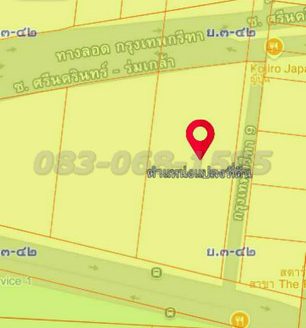 ขายที่ดินทำเลทองสร้างคอนโด ศรีนครินทร์-ร่มเกล้า (เนื้อที่  5-0-99 ไร่ รวมเป็นเงิน 367,325,000 บาท ) แขวงหัวหมาก เขตบางกะปิ กรุงเทพฯ