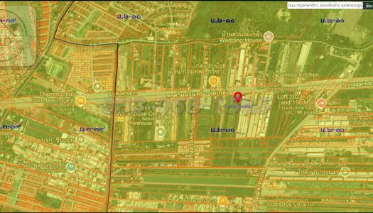 ขายถูกที่ดินสีเหลือง ถนนกรุงเทพกรีฑาตัดใหม่ (เนื้อที่ 7-2-7 ไร่ ขายวาละ 140,000 บาท  รวมเป็นเงิน 420,980,000 ล้าน) สะพานสูง กรุงเทพฯ