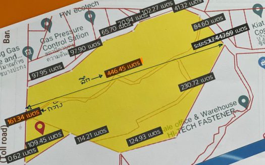 ขายที่ดินถนนบางนาตราด กม.53 (เนื้อที่ 51-2-10 ไร่ ขายไร่ละ 9.5 ล้านบาท รวมเป็นเงิน 484,500,000 บาท) ต.ท่าข้าม อ.บางปะกง จ.ฉะเชิงเทรา 24130