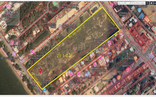 ขายที่ดินทำเลทอง ติดหน้าหาดพัทยา เนื้อที่ 23-1-0 ไร่ ขายยกแปลง 6,277,500,000 พัทยา ชลบุรี