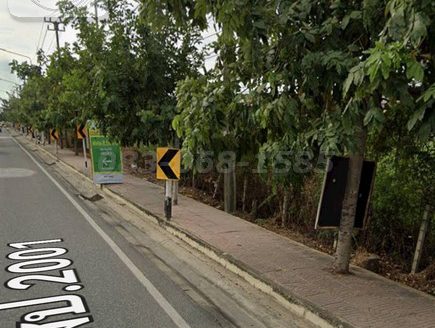 ขายที่ดินทำเลทอง สร้างหมู่บ้าน ติดถนนวัดศรีวารีน้อย ผังสีเหลือง เนื้อที่ 29-2-86.4 ไร่ ขายไร่ละ 13 ล้าน บางเสาธง สมุทรปราการ