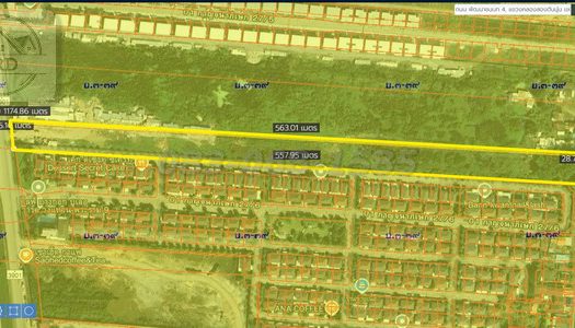 ขายที่ดินติดถนนคู่ขนานมอเตอร์เวย์  เนื้อที่ 9-0-42 ไร่ ไร่ ขายไร่ละ 22 ล้านบาท สะพานสูง กรุงเทพฯ