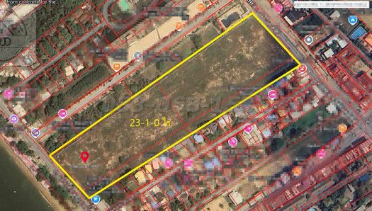 ขายที่ดินทำเลทอง ติดหน้าหาดพัทยา เนื้อที่ 23-1-0 ไร่ ขายยกแปลง 6,277,500,000 พัทยา ชลบุรี