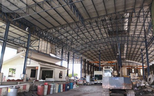 ขายโรงงานโกดังพร้อมใช้ ถนนบางนาตราด กม.19 เนื้อที่ 3-3-95ไร่ ขาย 56 ล้านบาท บางพลี สมุทรปราการ