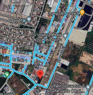 ขายที่ดินทำเลทอง ถนนเทพารักษ์ ซอยจรวิทย์ (เนื้อที่ 1 ไร่ ขาย 15.5 ล้าน) ถนนเทพารักษ์ ตำบลบางพลีใหญ่ อำเภอบางพลี สมุทรปราการ 10540