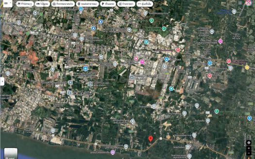 ขายถูกมากที่ดินเปล่าผังสีเหลือง ถนนบางนาตราด กม.19 เนื้อที่ 107-3-99 ไร่ ขายไร่ละ 3 ล้านบาท บางพลี สมุทรปราการ
