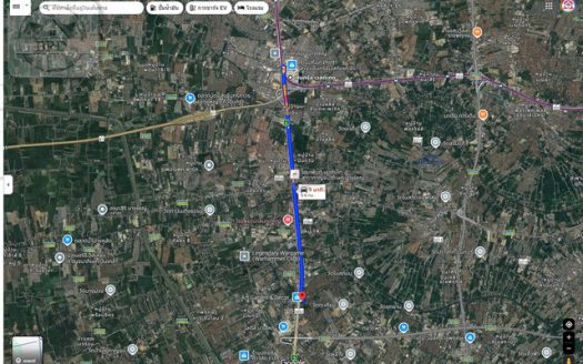 ขายถูกที่ดินทำเลทอง ถนนกาญจนาภิเษก บางใหญ่ ใกล้เซ็นทรัลเวสเกต เนื้อที่ 3-1-02 ไร่ บางใหญ่ นนทบุรี