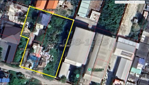 ถูกมากที่ดินทำเลทอง หน้าสวน 50 พรรษา ถนนเฉลิมพระเกียรติ ร.9 ซอย28  เนื้อที่ 678 ตารางวา  ขายยกแปลง 33 ล้าน พระโขนง กรุงเทพฯ