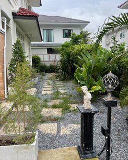 บ้านเช่าราคาดี้ดี้ 28,000/ด สราญสิริคลองสอง โซนหน้าสวน ถนนรังสิตนครนายก 4 นอน 4 น้ำ ใกล้ฟิวเจอร์ รังสิต ปทุมธานี