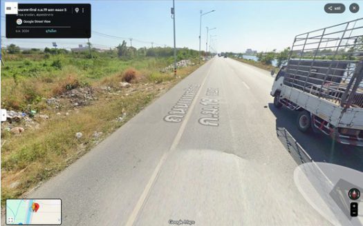 ที่ดินสีม่วงเข้ม บางนาตรา คลองส่งน้ำสุวรรณภูมิ สร้างโรงงาน สร้างโกดัง เนื้อที่ 37-3-0 ไร่ ขายราคา 533 ล้านบาท บางพลี สมุทรปราการ