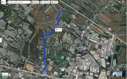 ที่ดินสีม่วง บางนาตราด บางบ่อ สร้างโรงงาน สร้างโกดัง เนื้อที่ 9-1-55.2 ไร่ ขายไร่ละ 5.5 ล้านบาท บางบ่อ สมุทรปราการ