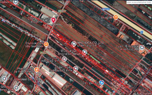 ที่ดินสีม่วง คลองนิยมยาตรา บางบ่อ สร้างโรงงาน สร้างโกดัง เนื้อที่ 120 ไร่ ขายไร่ละ 6.5 ล้านบาท บางบ่อ สมุทรปราการ