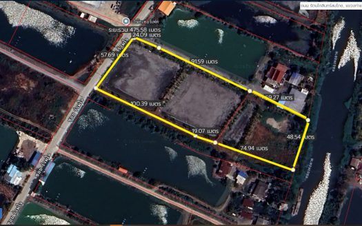 ที่ดินบางนาตราด บางบ่อ สร้างโกดัง เนื้อที่ 6-3-25 ไร่ ขายไร่ละ 4.5 ล้านบาท ถนนรัตนะโกสินธุ์200ปี บางบ่อ สมุทรปราการ