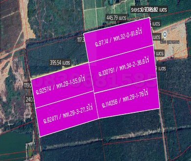 ที่ดินม่วงลาย ติดนิคมหลักชัยการยาง เมืองระยอง เนื้อที่ 155-1-88 ไร่ ขายไร่ละ 1.6 ล้าน อ.เมืองระยอง จ.ระยอง