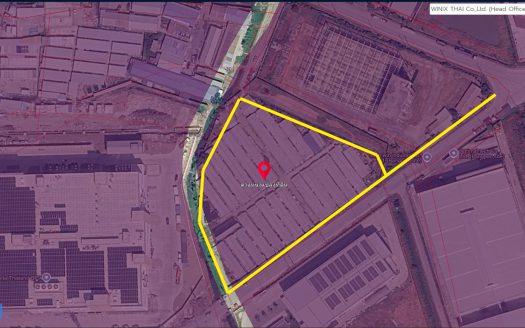 ที่ดินสีม่วง ถนนแพรกษา เนื้อที่ 7 – 2- 23.7 ไร่ ขายไร่ละ 13 ล้านบาท ต.แพรกษาใหม่ อ.เมือง จ.สมุทรปราการ 10280