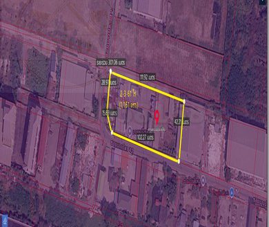 ที่ดินสีม่วง ถนนเทพารักษ์ บางนา กม.19 เนื้อที่ 2-3-61 ไร่ ขาย 40 ล้าน พร้อมโอน บางพลี สมุทรปราการ