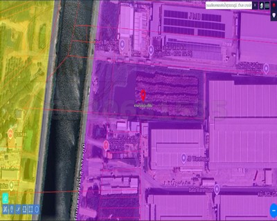 ที่ดินสีม่วงเข้ม ติดถนนคลองส่งน้ำสุวรรณภูมิ ถนนบางนาตราด กม.19 เนื้อที่ 10-3-20 ไร่ ขายไร่ละ 17 ล้านบาท บางพลี สมุทรปราการ