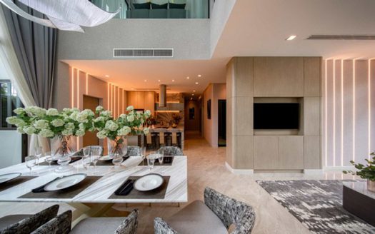 บ้านหรู 3 ชั้น The Gentry Cultivar Rama 9 สะพานสูง กรุงเทพมหานคร ราคา 57.9 ล้าน 550 SQM. 88.9 SQW. 5 นอน 6 น้ำ 4 ที่จอดรถ