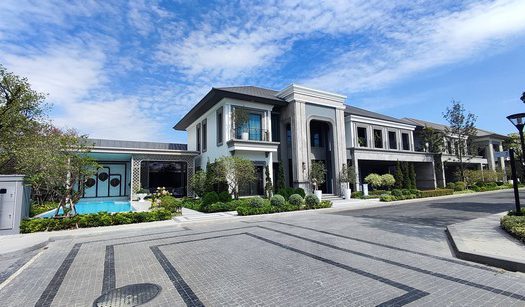 Grand Bangkok Boulevard State Bangna ถนนคู่ขนานมอเตอร์เวย์ ประเวศ กรุงเทพมหานคร ราคา 59.9 ล้าน 604 SQM. 155SQW. 5 นอน 6 น้ำ 5 ที่จอดรถ