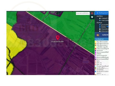 ขายที่ดินผังสีม่วงติดถนนคู่ขนานมอเตอร์เวย์ บางบ่อ สมุทรปราการ เนื้อที่ 5-3-69.2 ไร่ ไร่ละ 6 ล้าน ต.บางพลีน้อย อ.บางบ่อ จ.สมุทรปราการ