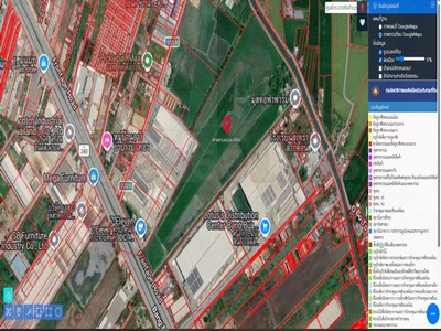 ขายที่ดินติดถนน 340 ถนนบางบัวทอง-สุพรรณบุรี เนื้อที่ 135-3-83 ไร่ ไร่ละ 7 ล้าน อ.บางบัวทอง จ.นนทบุรี